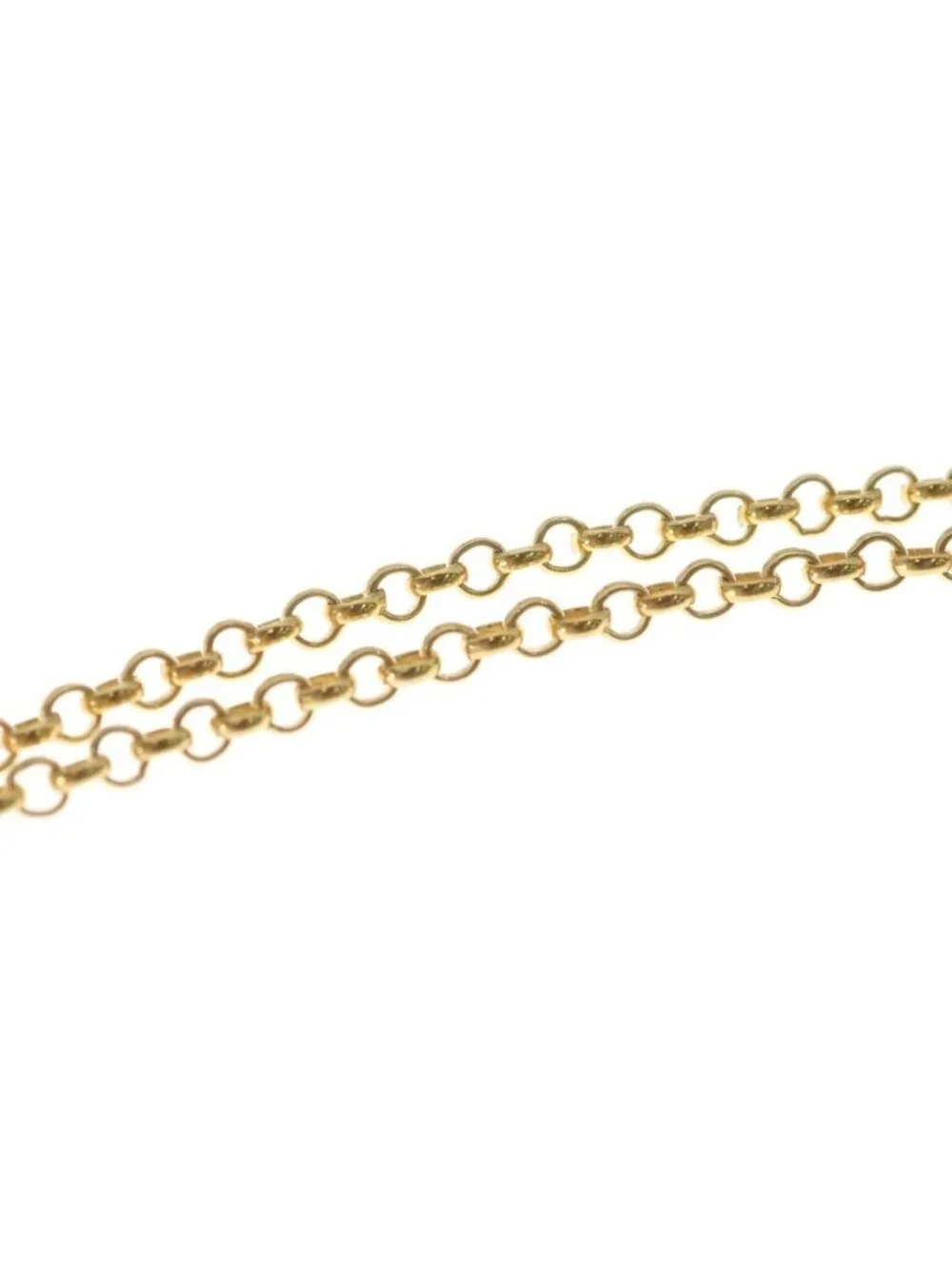 Chrome Hearts 22k Neckchain Roll Chain Necklace Gold